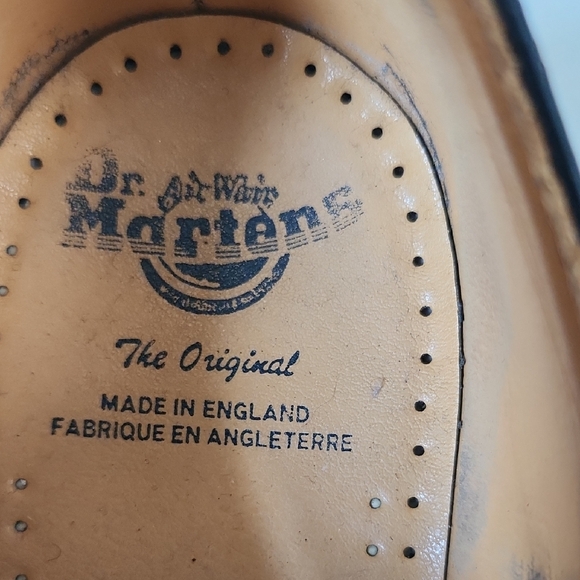 Dr. Martens England Black Oxfords 10 - Picture 2 of 9